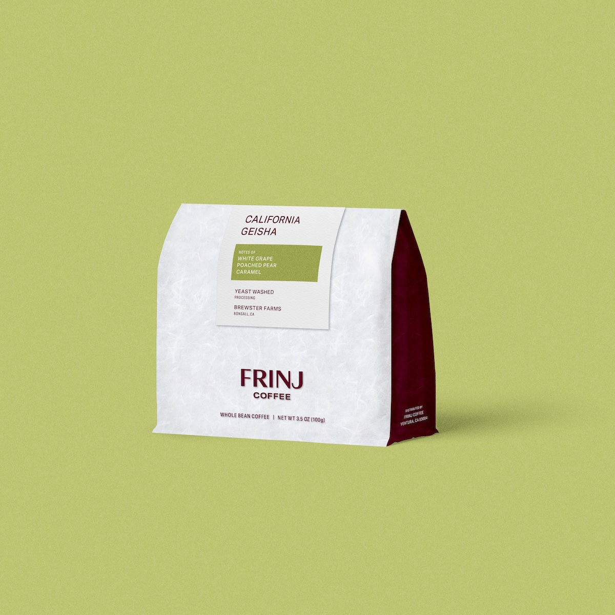 BREWSTER FARMS - YEAST WASHED - GEISHA - FRINJ COFFEE