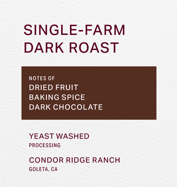CONDOR RIDGE RANCH - SINGLE-FARM DARK ROAST - FRINJ COFFEE