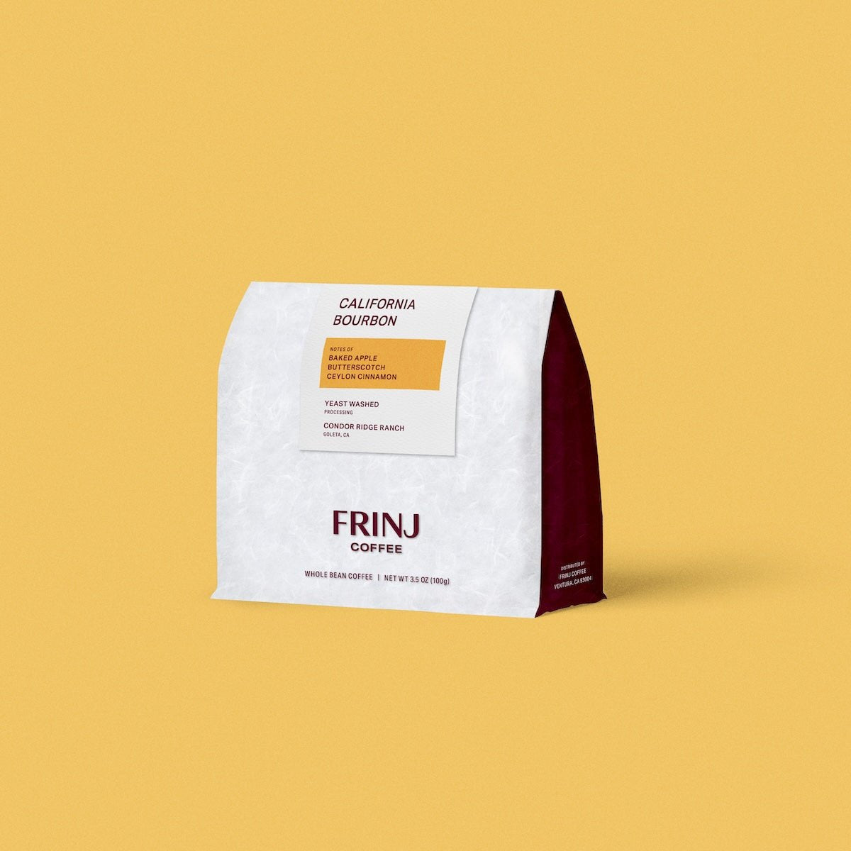 CONDOR RIDGE RANCH - YEAST WASHED - BOURBON - FRINJ COFFEE