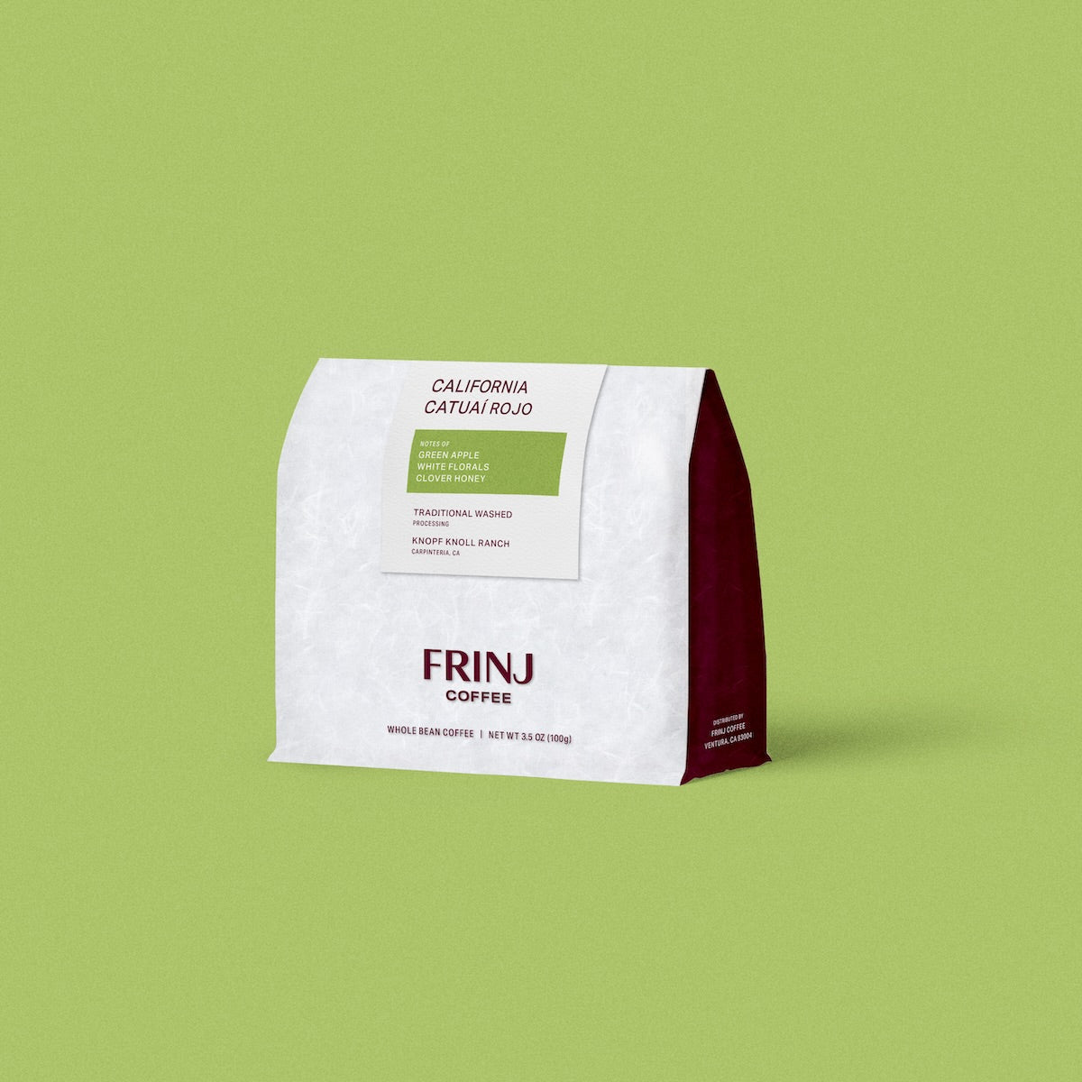KNOPF KNOLL RANCH - TRADITIONAL WASHED - CATUAÍ ROJO - FRINJ COFFEE