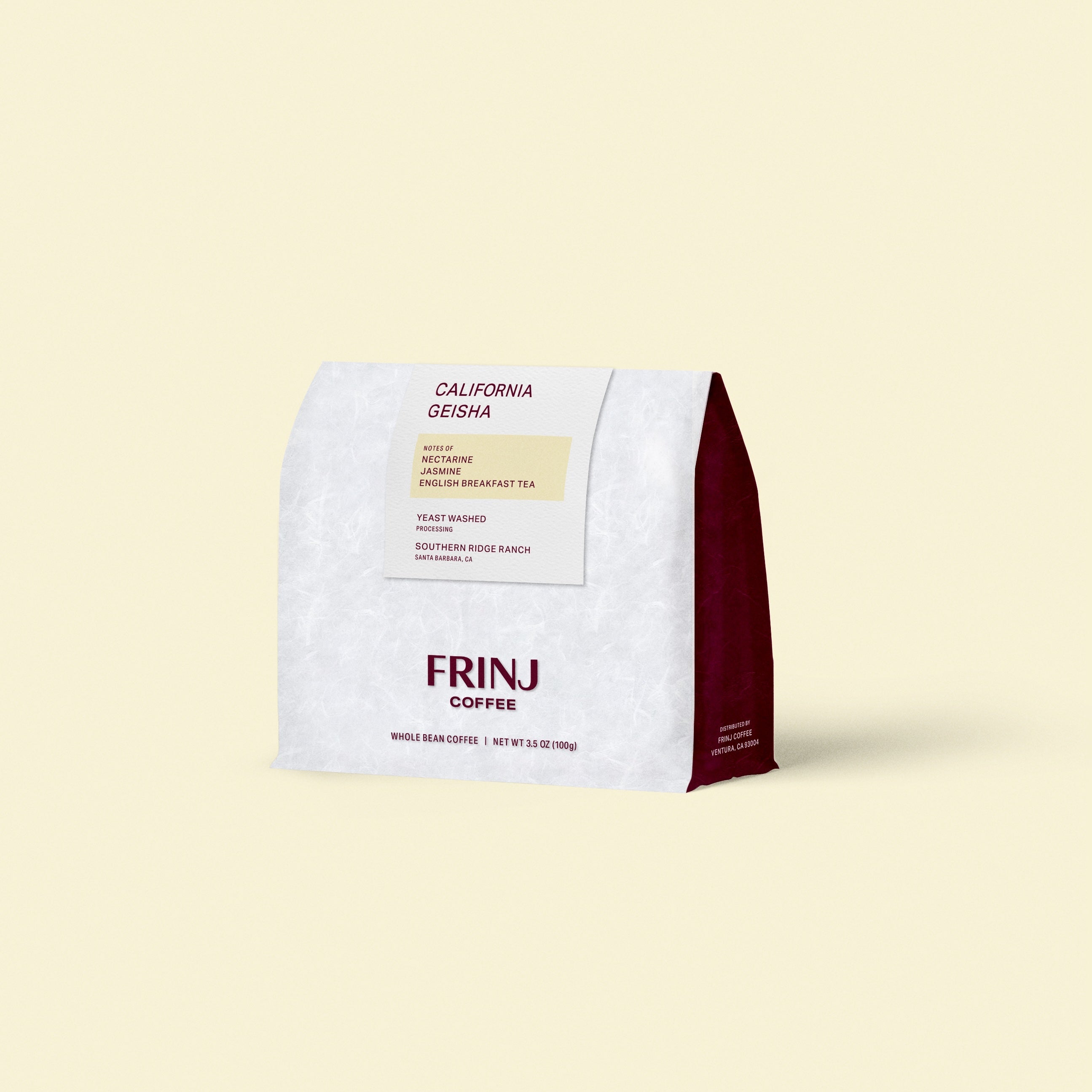 SOUTHERN RIDGE RANCH - YEAST WASHED - GEISHA - FRINJ COFFEE