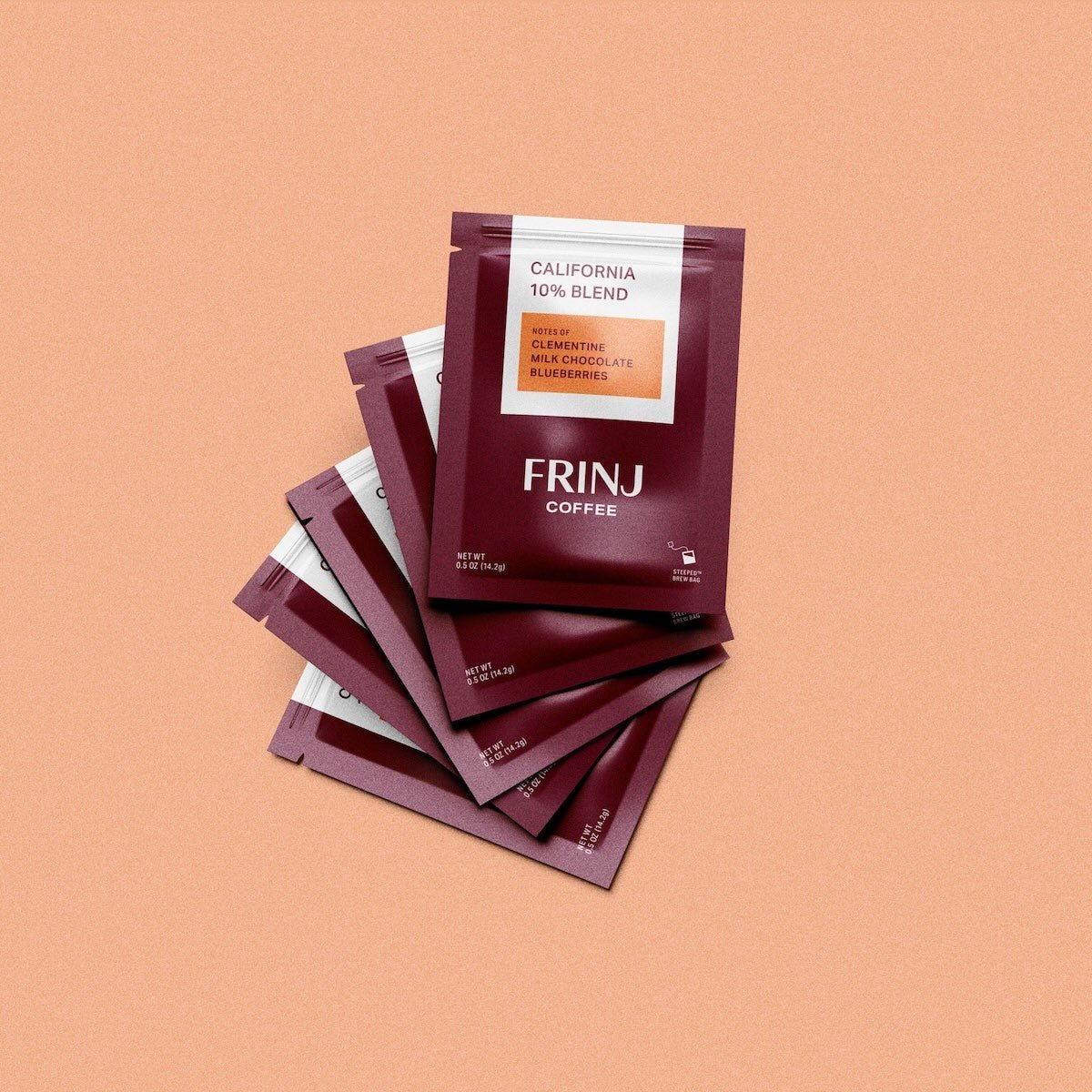 CALIFORNIA BLEND SINGLE-SERVE STEEPED BAGS - FRINJ COFFEE