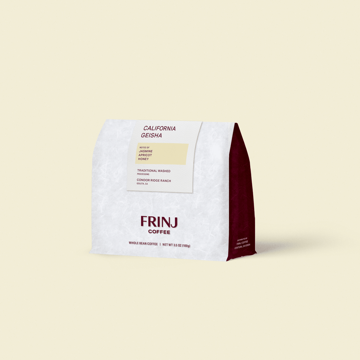 CONDOR RIDGE RANCH - TRADITIONAL WASHED - GEISHA - FRINJ COFFEE