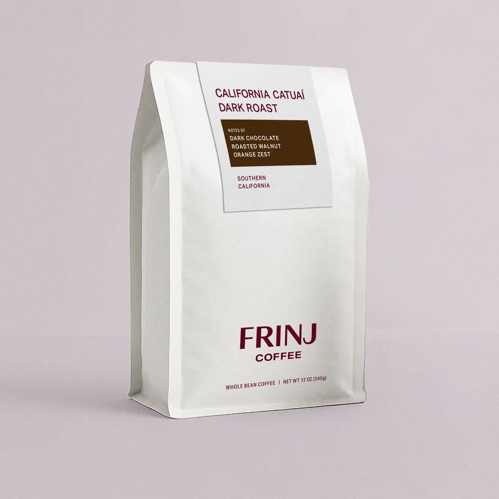 A bag of California Catuaí Dark Roast